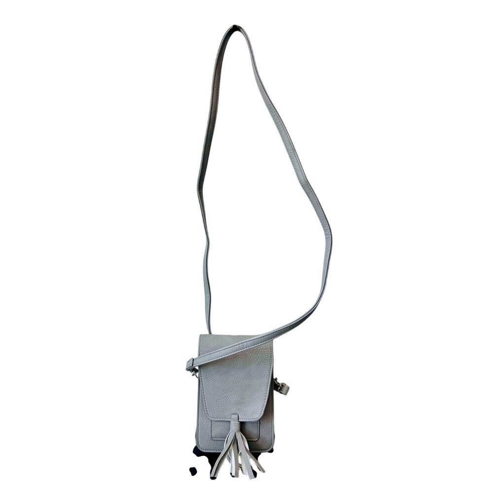 Gray Minimalist Crossbody Bag K. Caroll Light